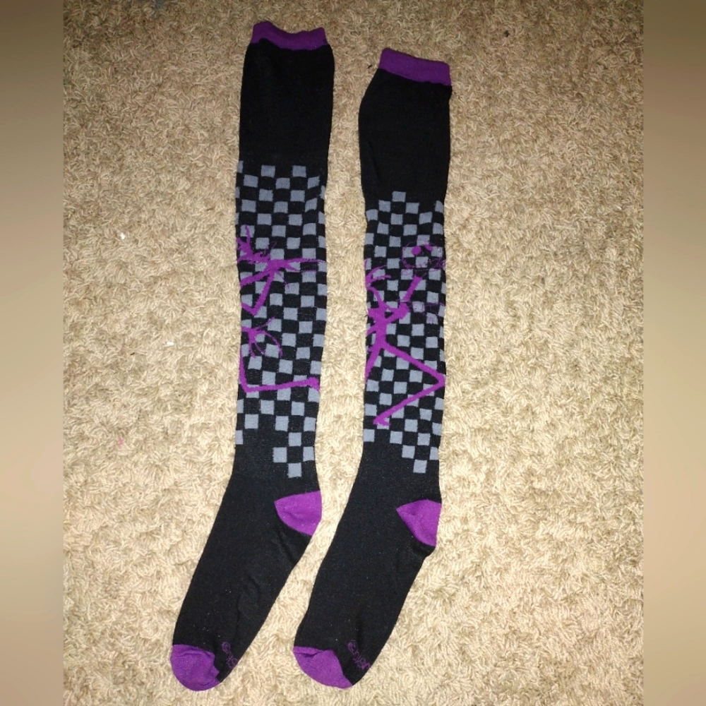 Jack Skellington thigh high socks